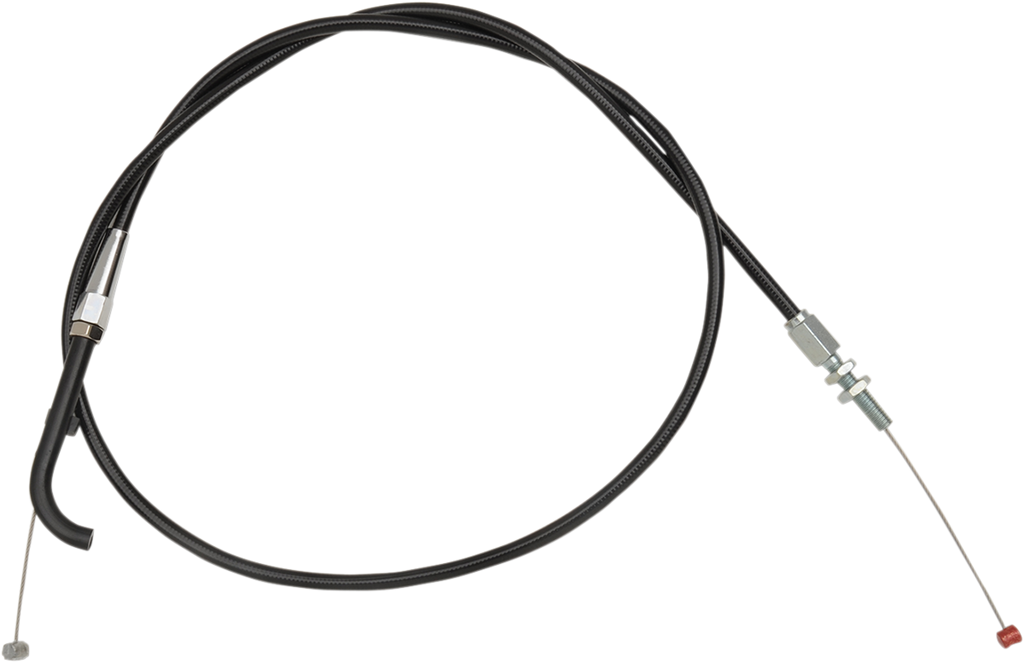 Barnett Black Vinyl Throttle/Idle Cable for Victory