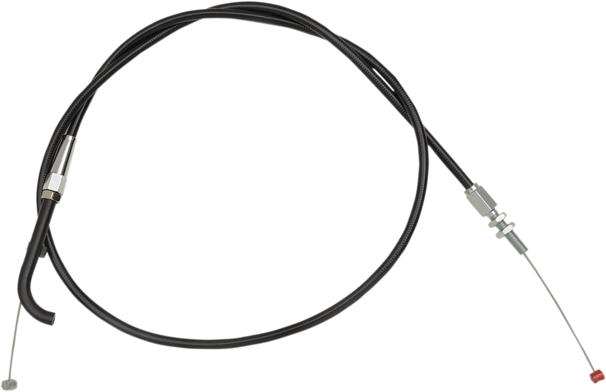 Barnett Black Vinyl Throttle/Idle Cable for Victory