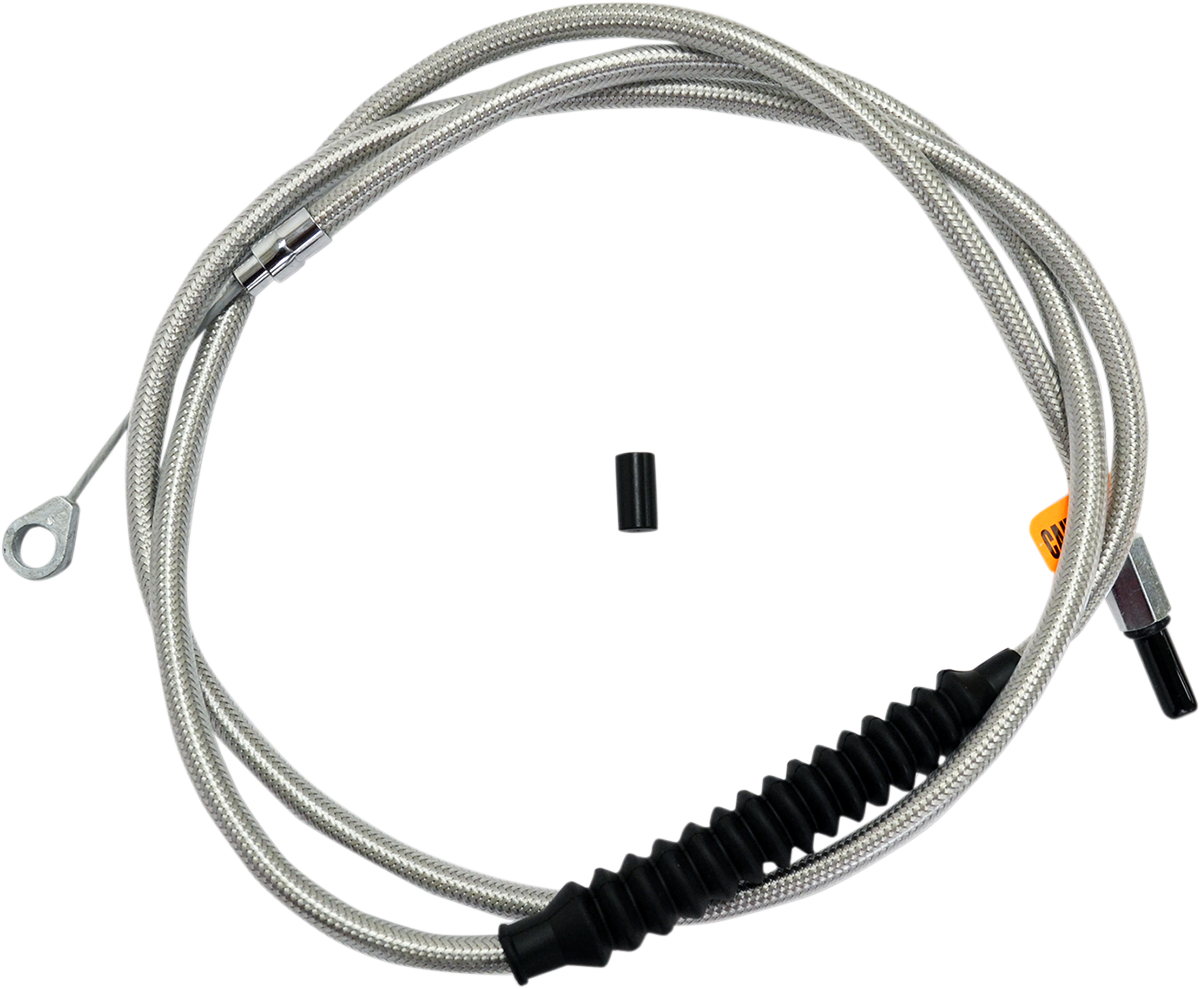 LA Choppers Stainless Steel Braided Clutch Cable