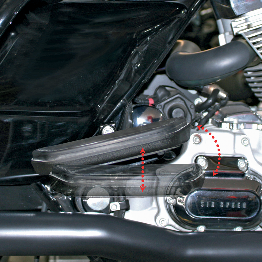 LA Choppers Passenger Floorboard Short Comfort Kit