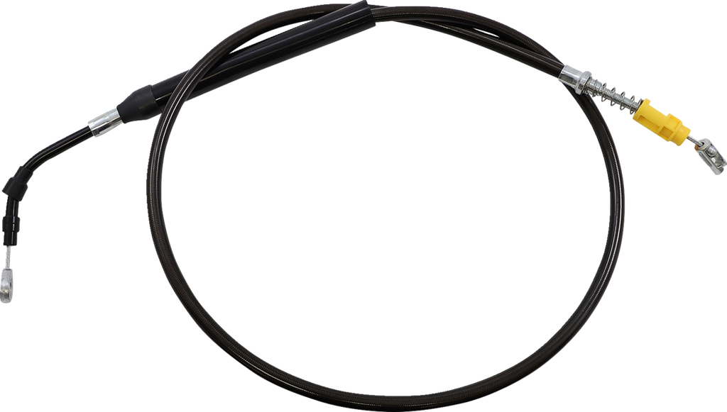 LA Choppers Midnight Braided Clutch Cable