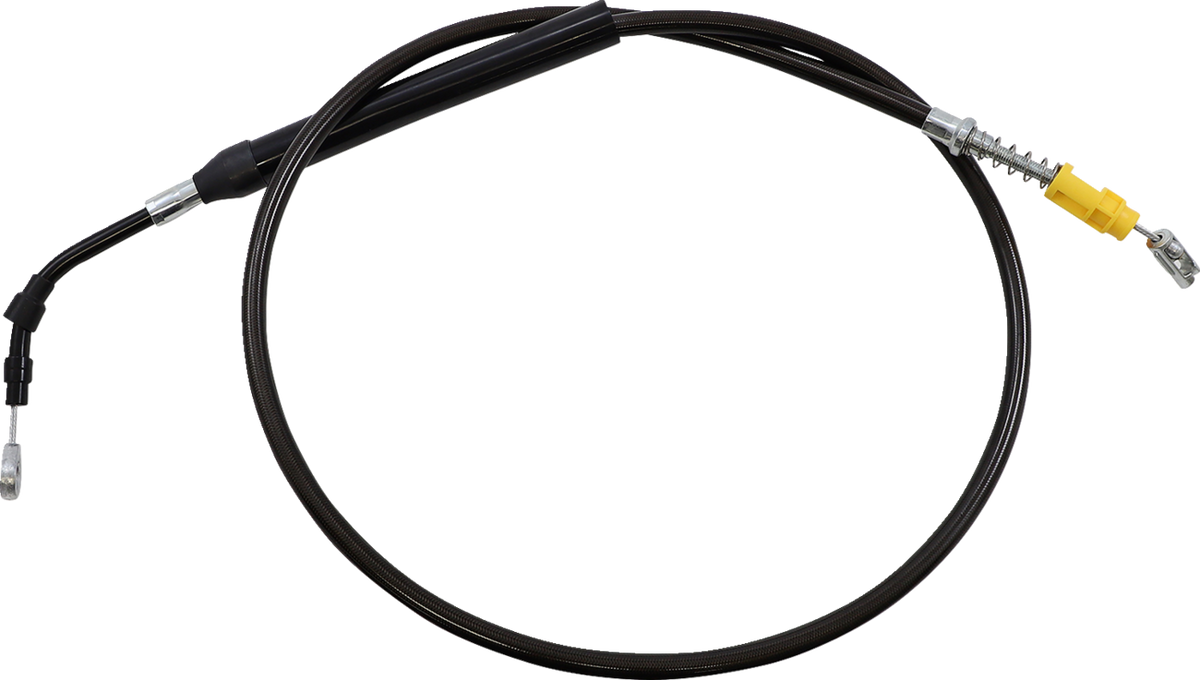 LA Choppers Midnight Braided Clutch Cable