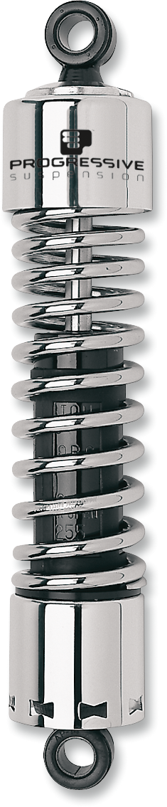 Progressive Suspension 412 Series Shocks — Chrome/Black