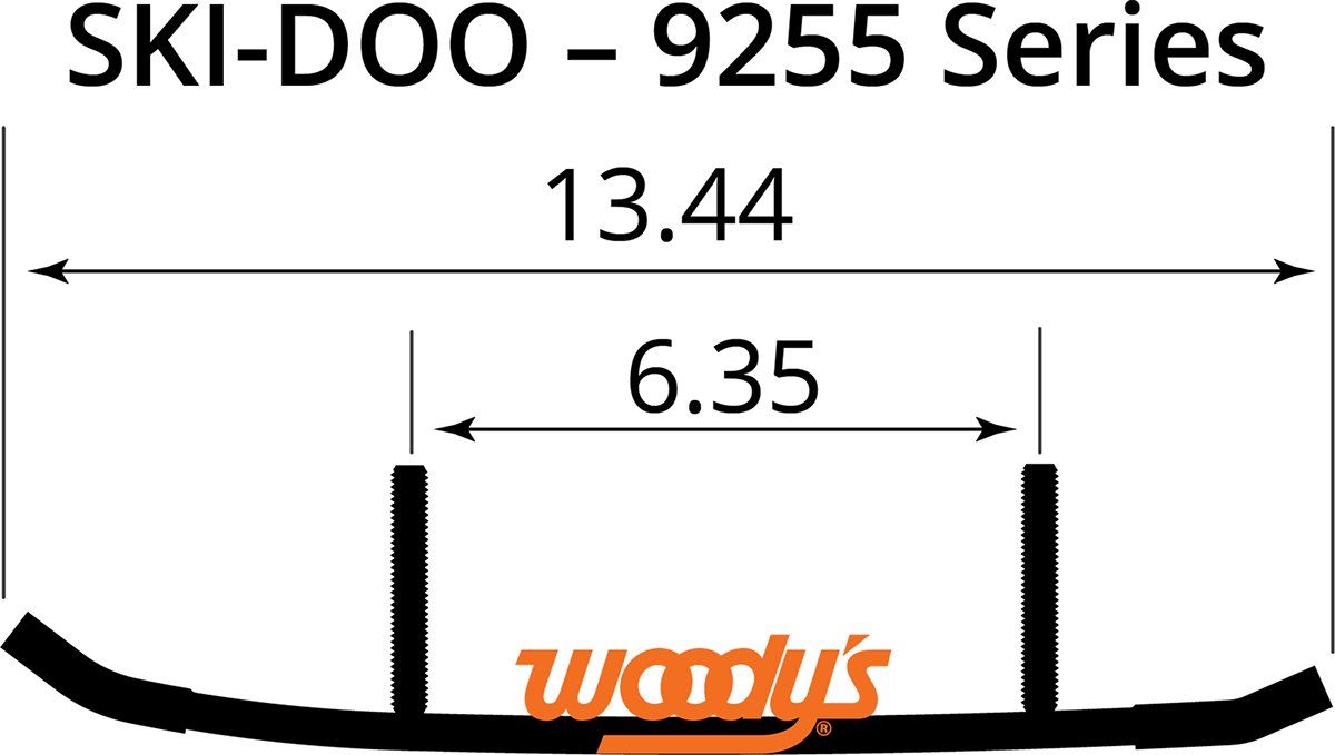 Woody'S Trail Blazer IV™ Flat-Top® Wear Bars