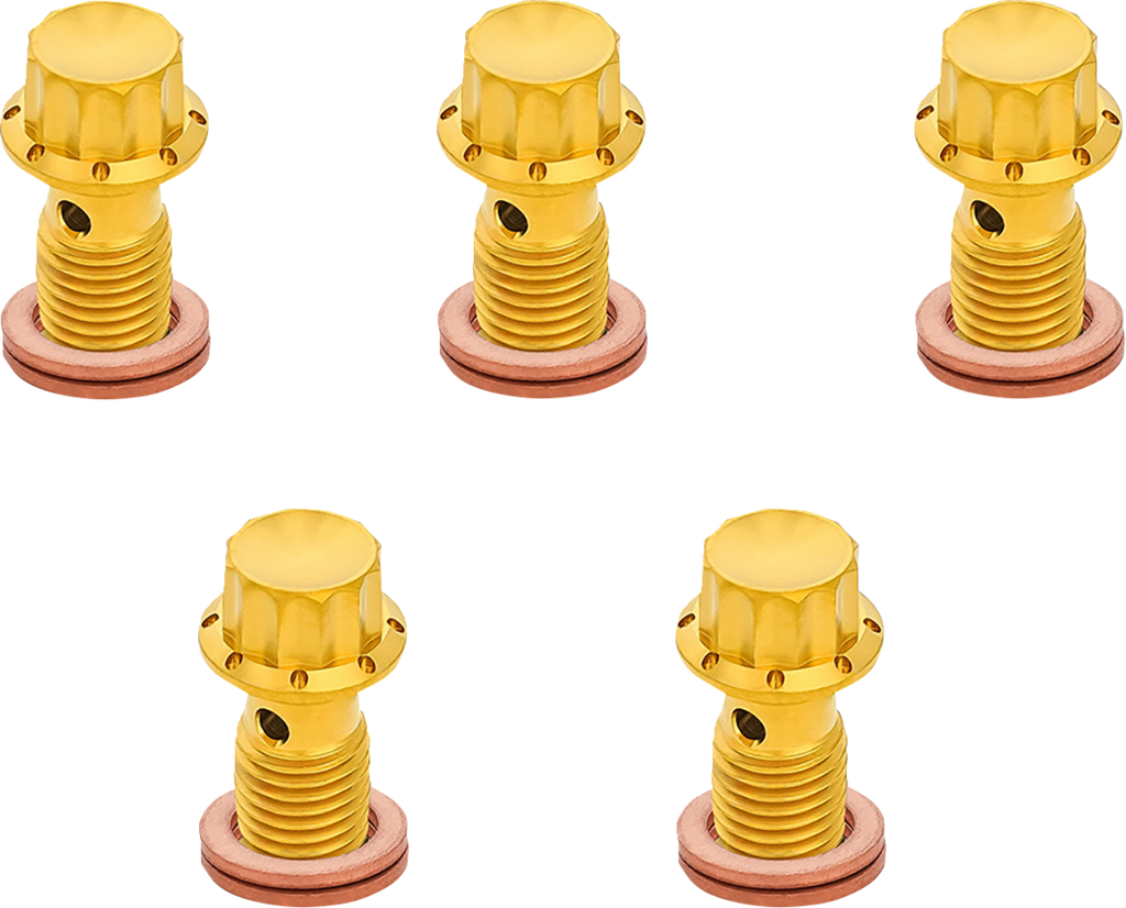 Arlen Ness 12-Point Titanium Banjo Bolts
