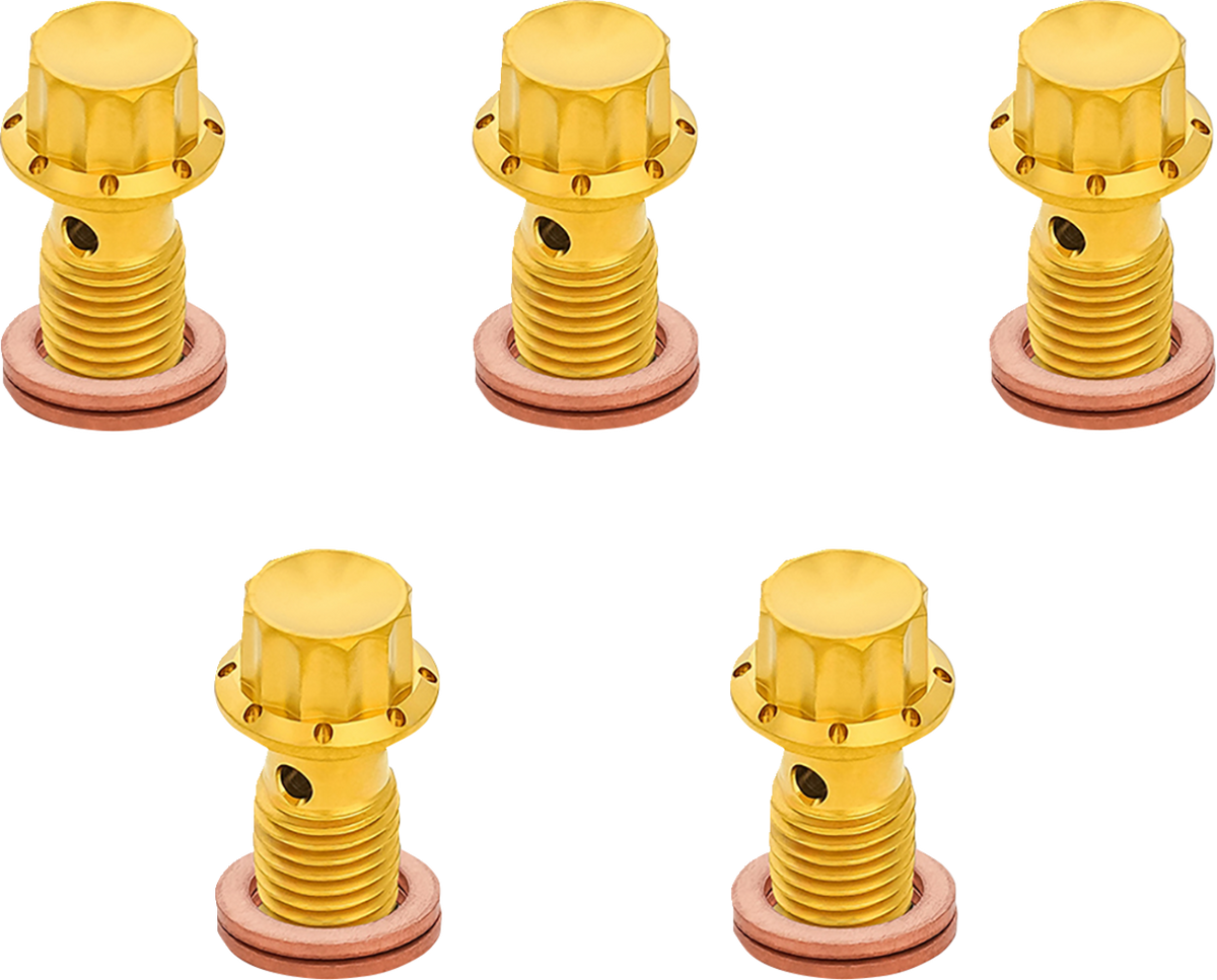 Arlen Ness 12-Point Titanium Banjo Bolts