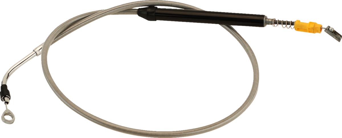 LA Choppers Stainless Steel Braided Clutch Cable