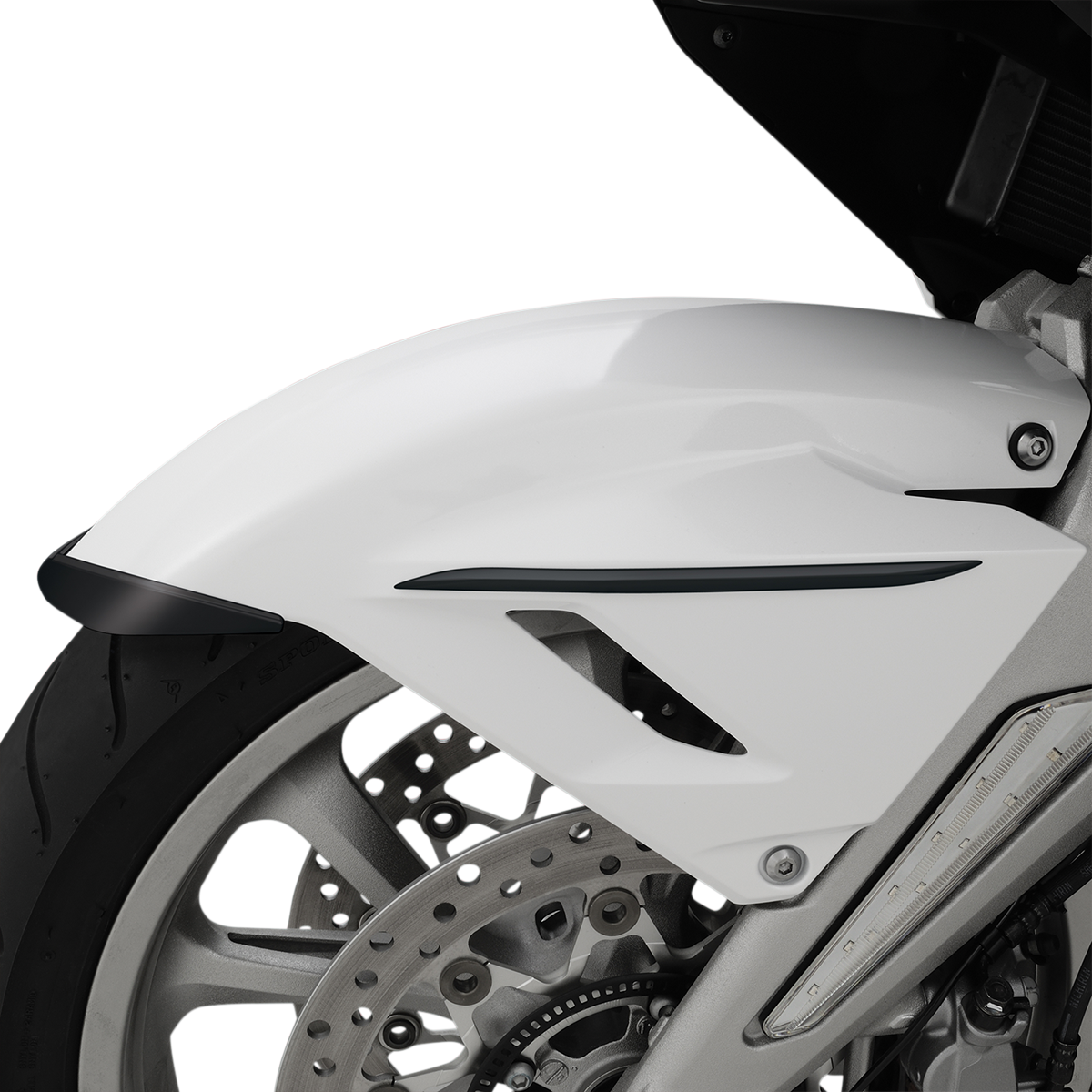 Show Chrome Front Fender Side Accent