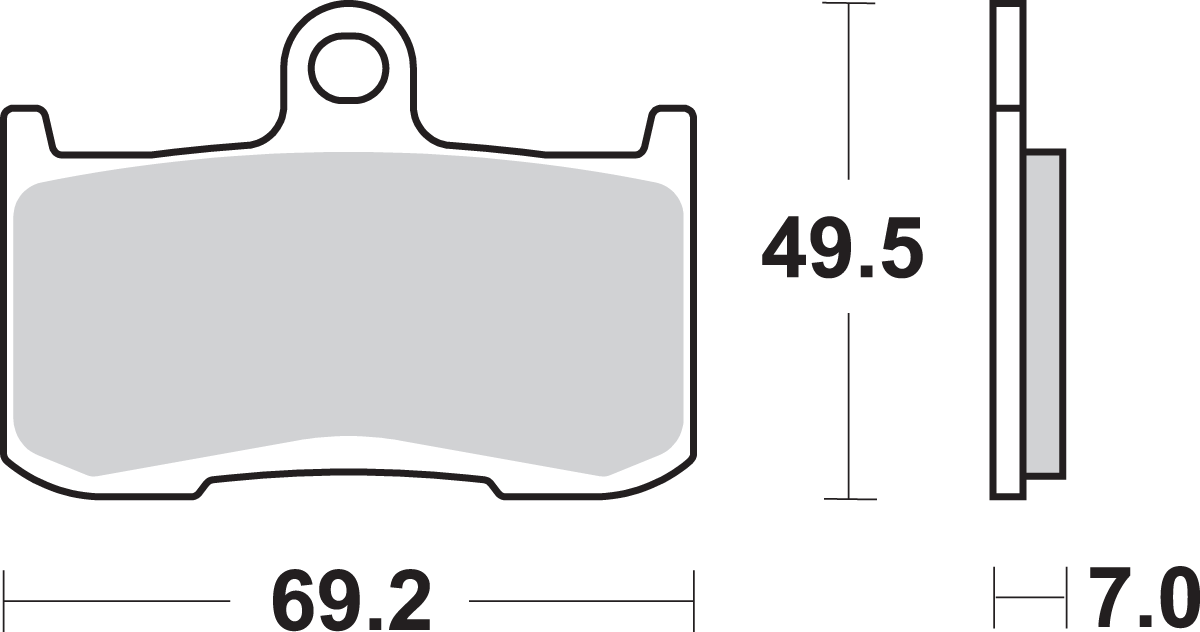 Sbs DC Racing Dual Carbon Brake Pads