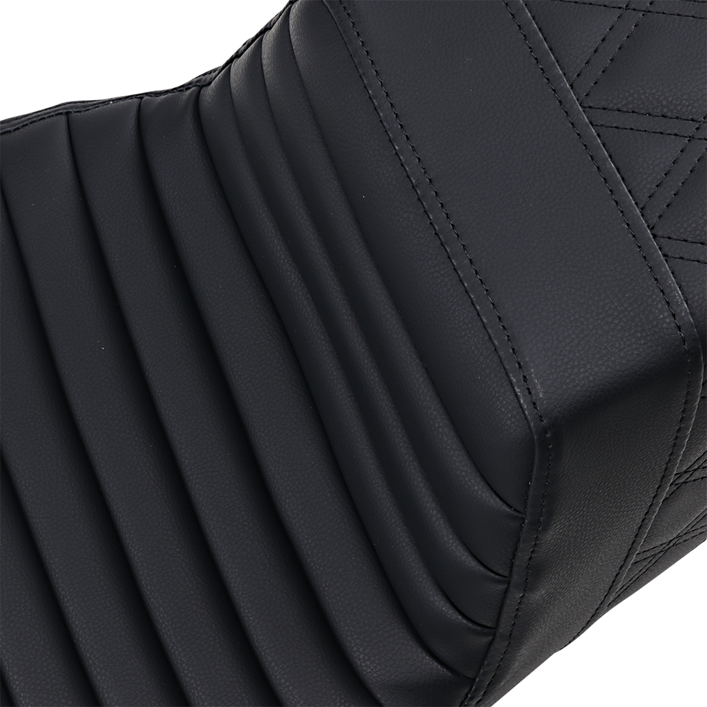 Saddlemen Step-Up Seat — Front Tuck-n-Roll/Rear Lattice Stitch