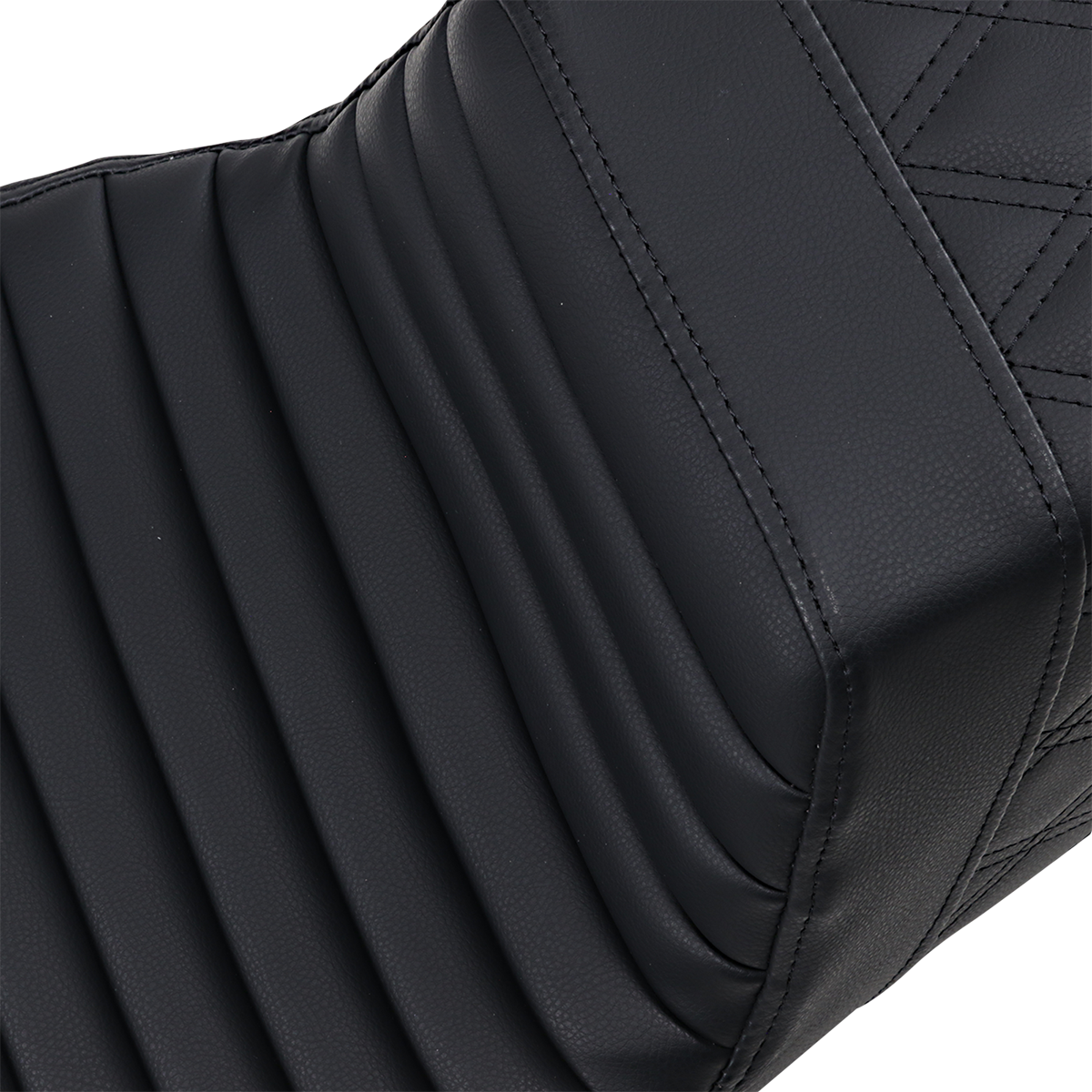 Saddlemen Step-Up Seat — Front Tuck-n-Roll/Rear Lattice Stitch