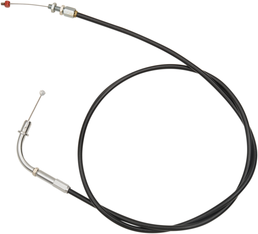 Barnett Black Vinyl Throttle/Idle Cable for Victory