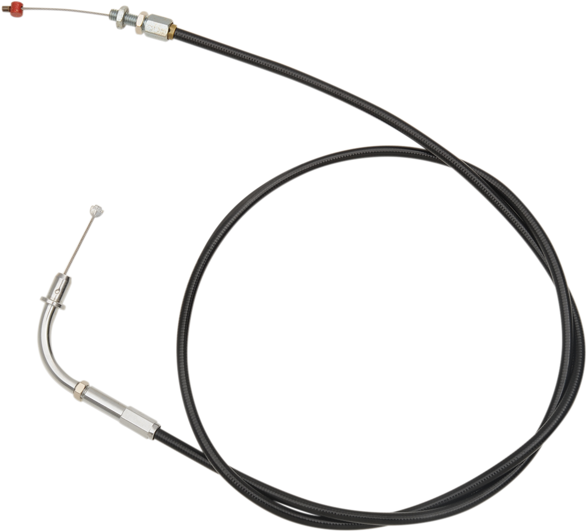 Barnett Black Vinyl Throttle/Idle Cable for Victory