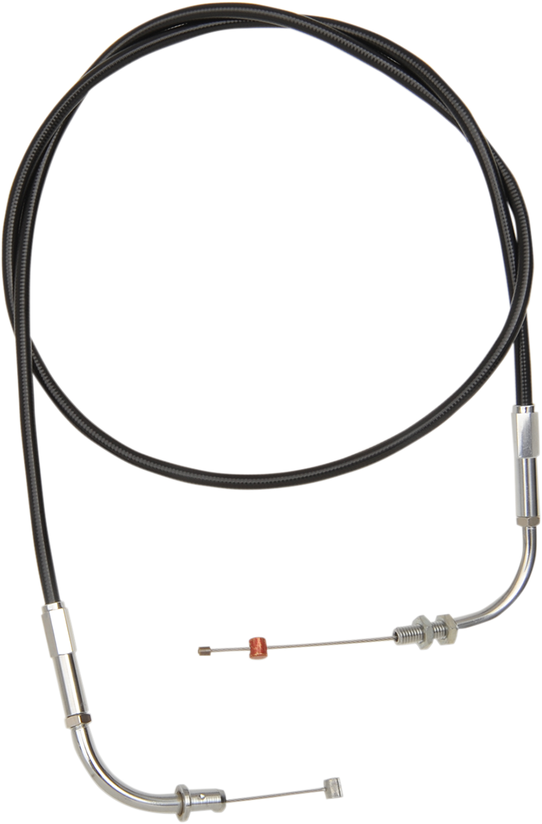 Barnett Black Vinyl Throttle/Idle Cable for Victory