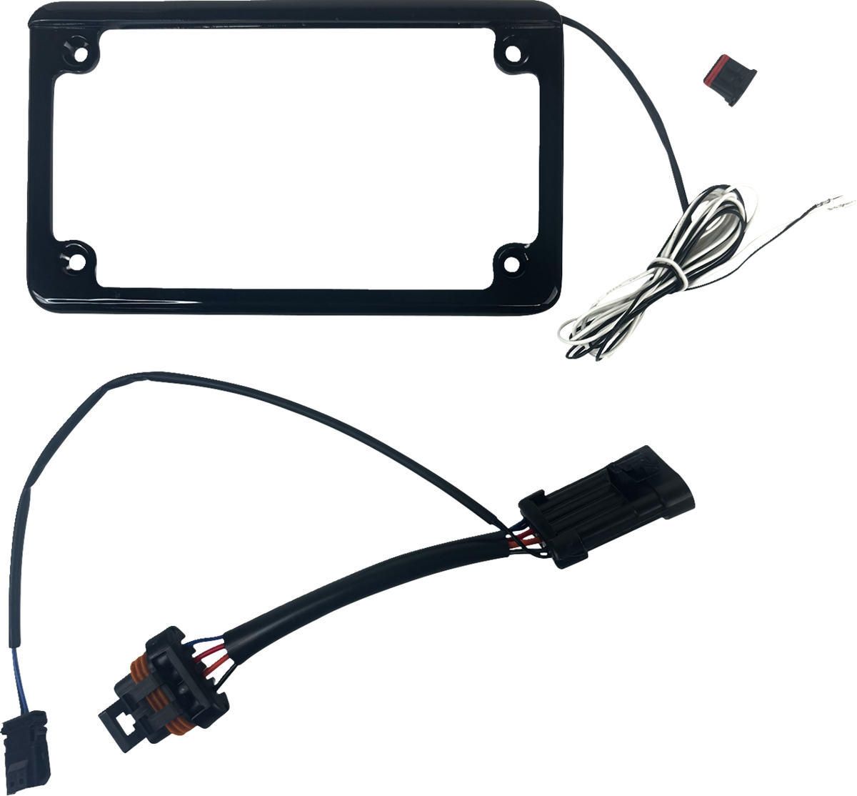 Custom Dynamics License Plate Frame with Tag Illumination