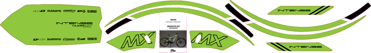 D'Cor Visuals Graphics Kit for Tazer MX