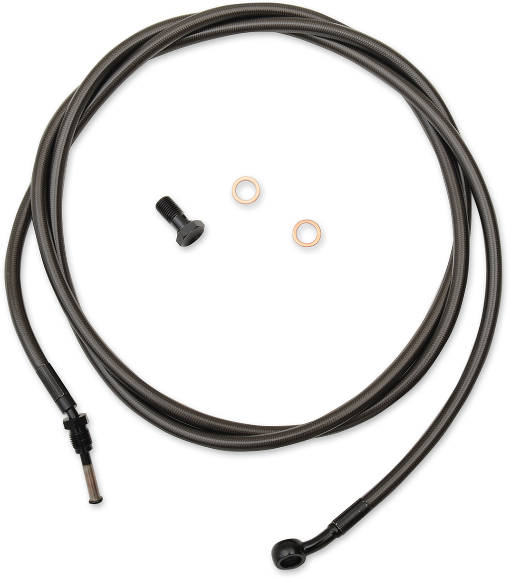 LA Choppers Midnight Braided Clutch Cable