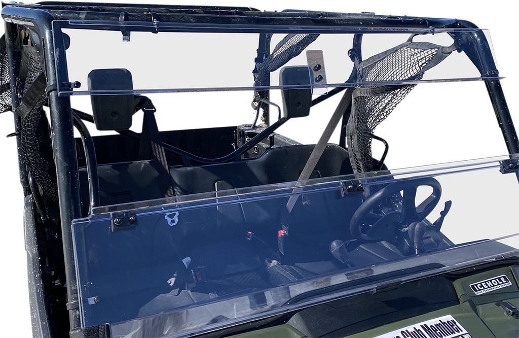 Moose Offroad Deluxe Full Folding Windshield