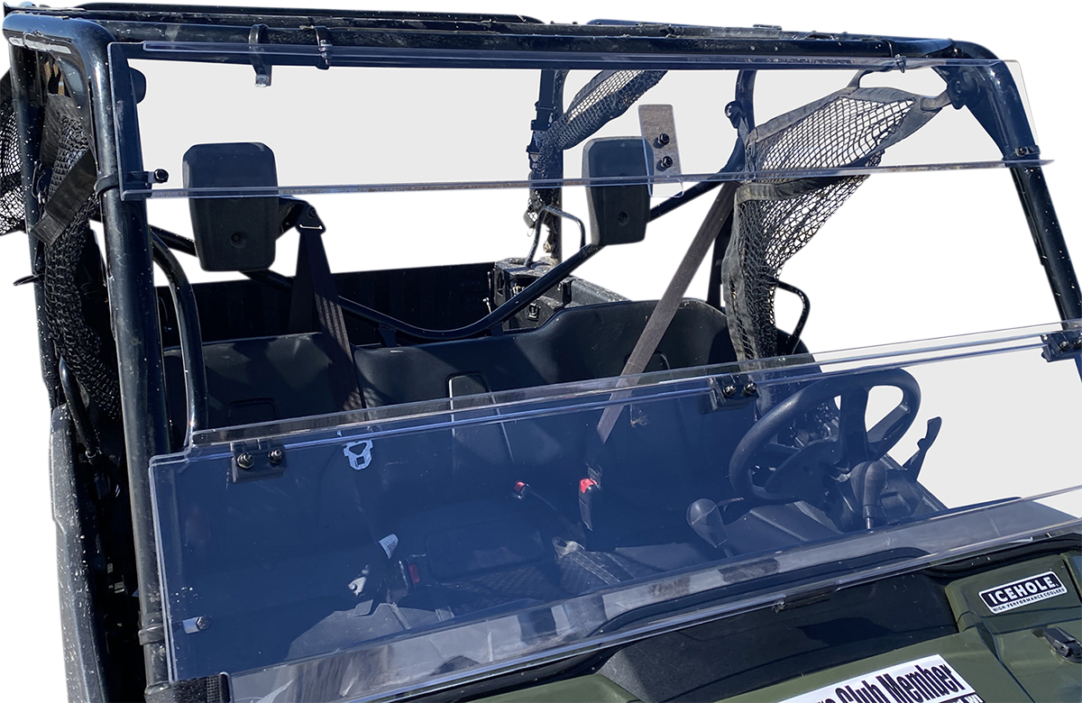 Moose Offroad Deluxe Full Folding Windshield
