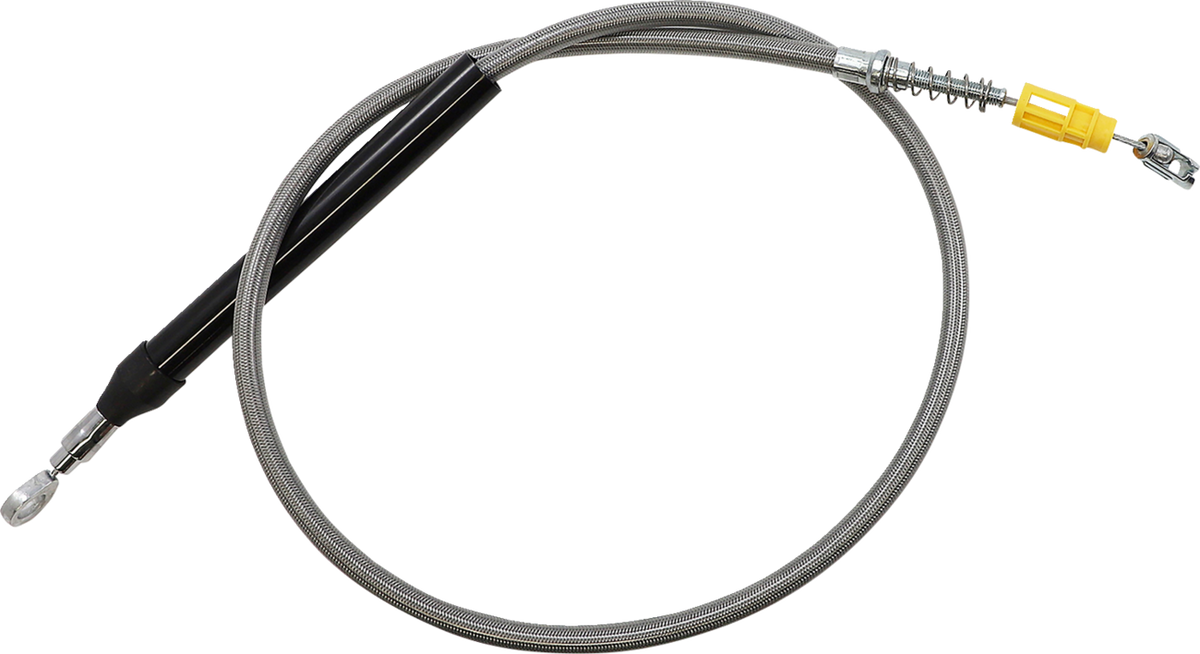 LA Choppers Stainless Steel Braided Clutch Cable
