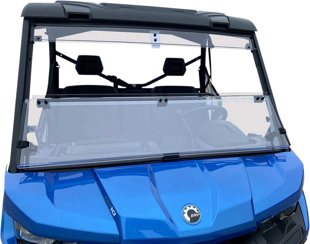 Moose Offroad Deluxe Full Folding Windshield