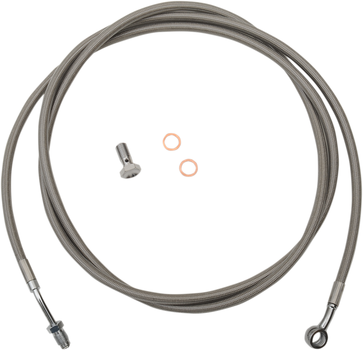 LA Choppers Stainless Steel Braided Clutch Cable