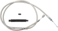 LA Choppers Stainless Steel Braided Clutch Cable