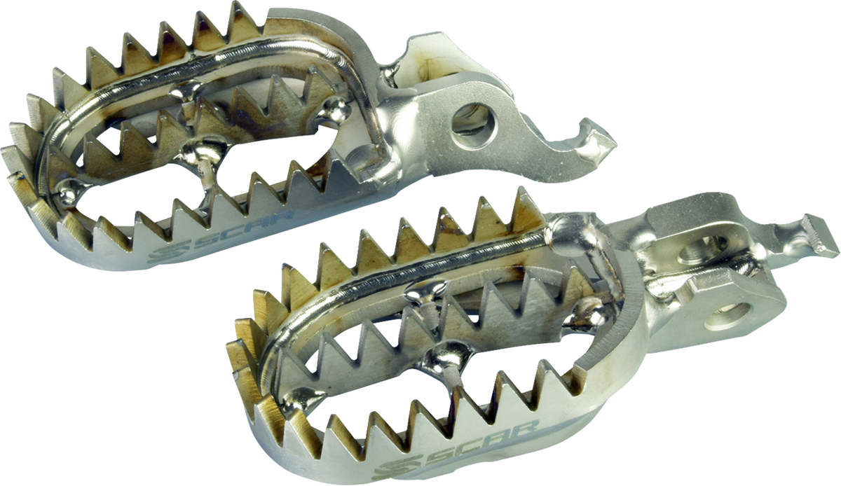 Scar Racing Gripper Titanium Foot Pegs