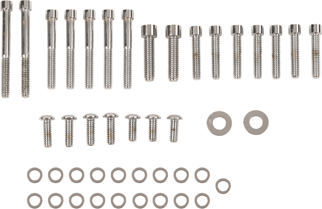 Drag Specialties Inner and Outer Primary/Derby/Inspection Covers Bolt Set