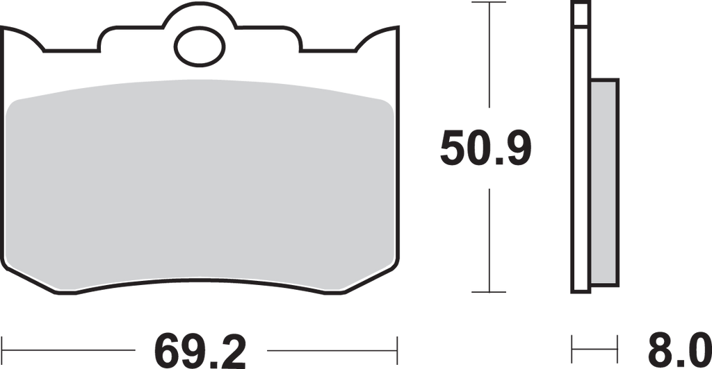 Sbs Sintered Metal Caliper Brake Pad