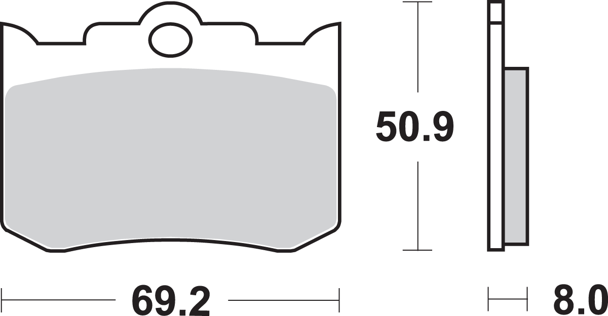 Sbs Sintered Metal Caliper Brake Pad