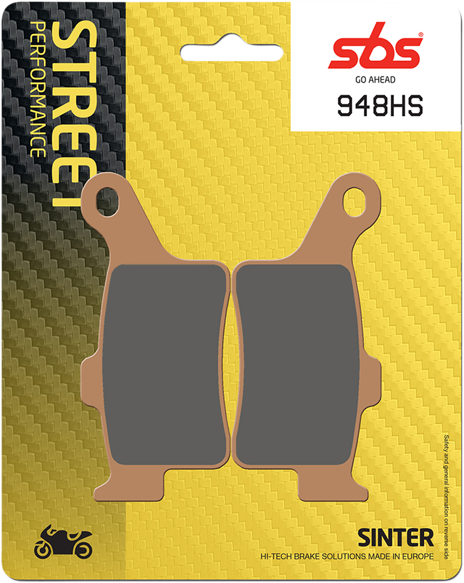 Sbs HS Street Excel Sintered Front Brake Pads