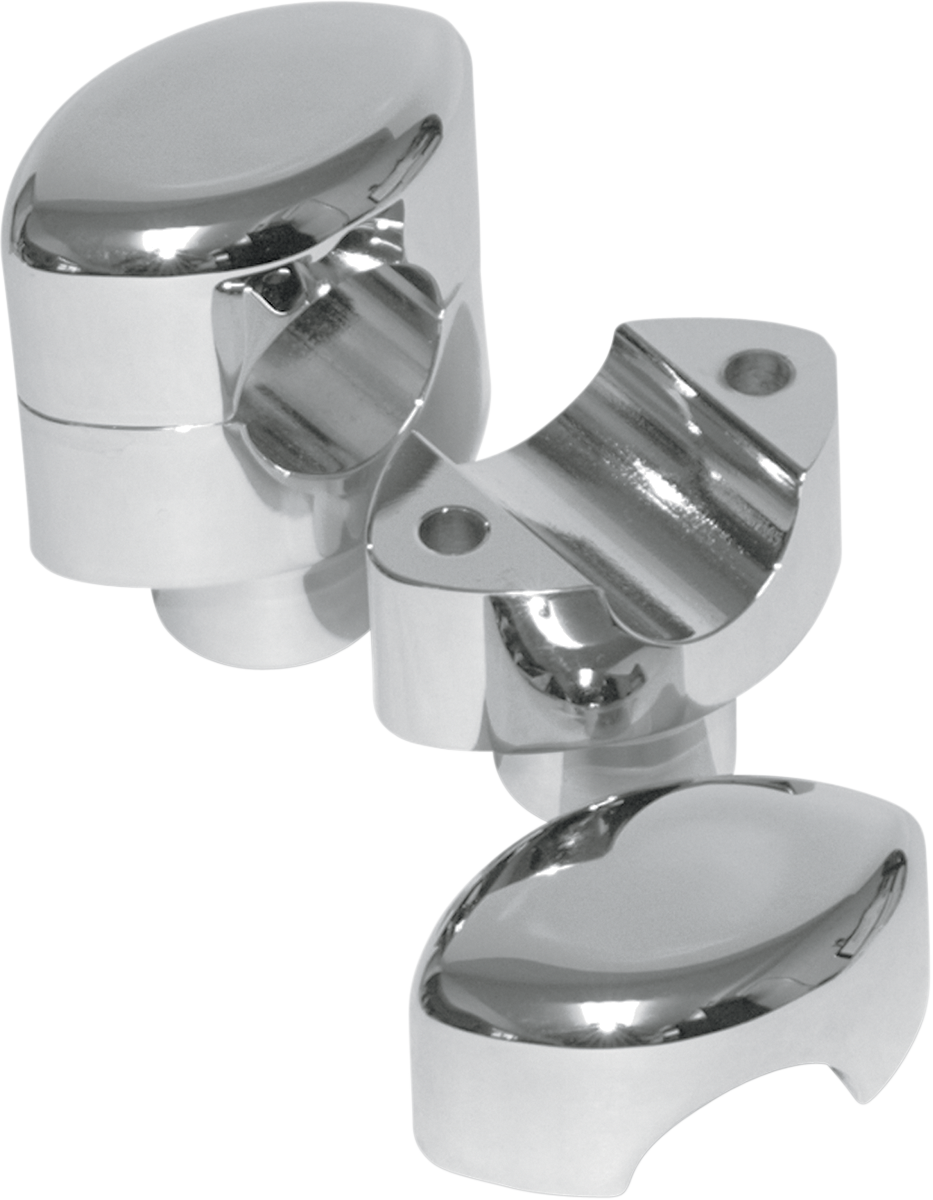 LA Choppers Hefty Smooth Handlebar Risers for 1-1/4" Handlebars