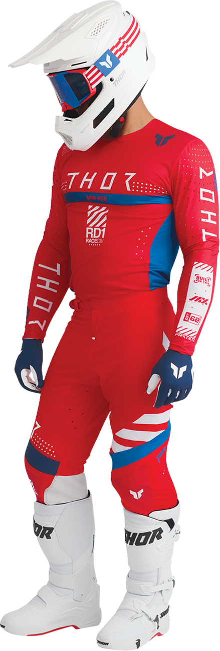 Thor Fleet Whiteout Helmet