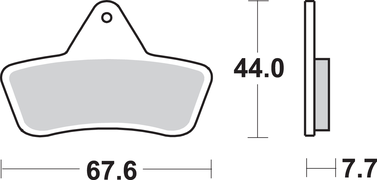 Sbs ATS All-Terrain Sintered Brake Pads