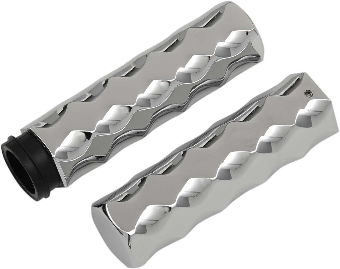 LA Choppers Billet Hex Grips