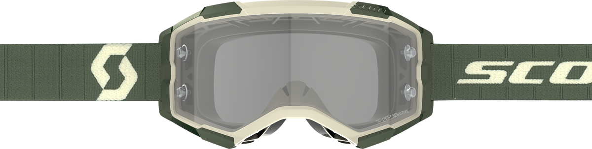 Scott Fury LS Goggle Kaki Green LS Grey Works 2728276312327
