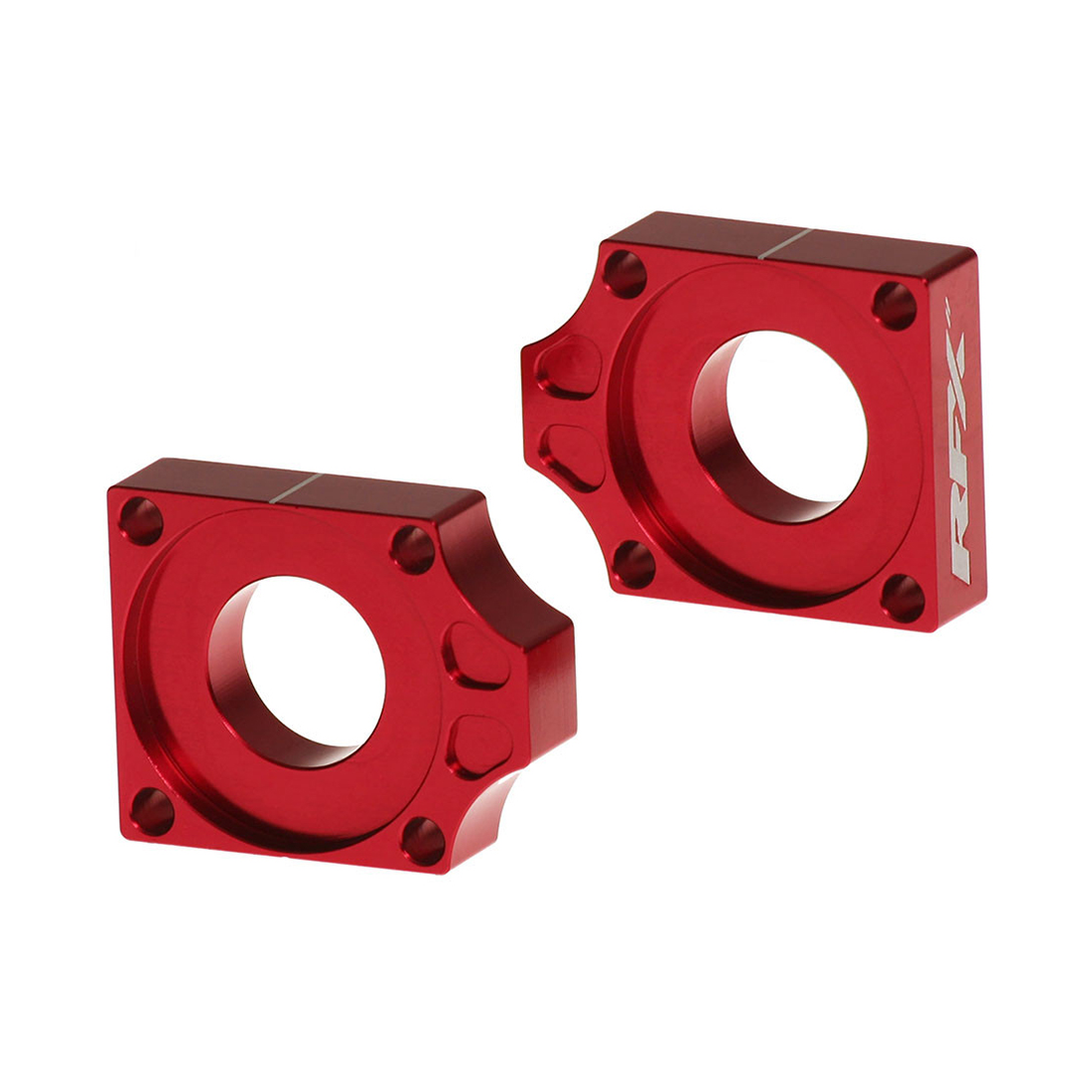 RFX Rear Axle Blocks Red Gas/KTM/Husqvarna Fxab 50400 99RD for GasGas MC 65 2021-2025