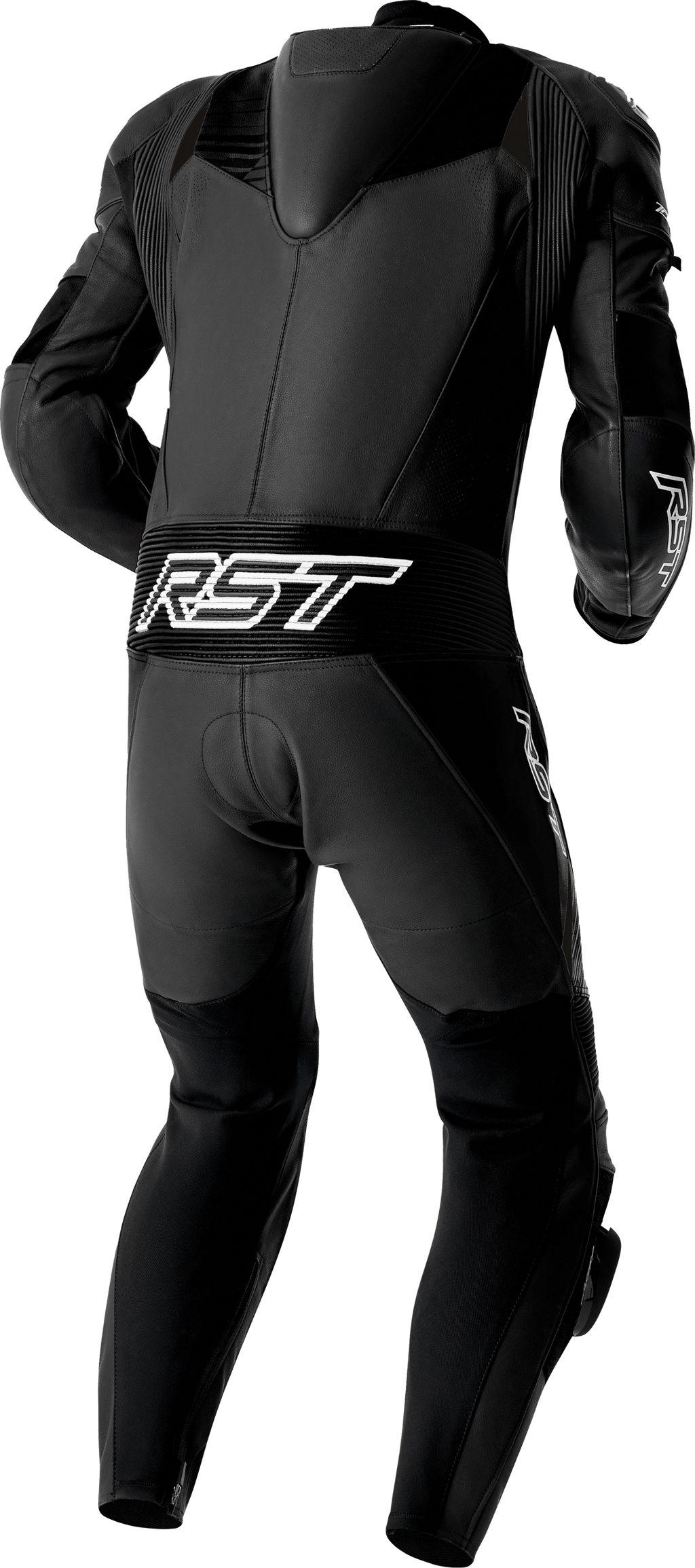 RST Tractech EVO D3O Suit BLK/WHI Leather MD 103634WHI-42