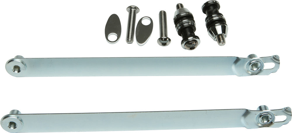 Harddrive Docking Hardware Kit Chrome FXDB 09-17 086072 for Harley-Davidson FXDB Dyna Street Bob 2009-2017