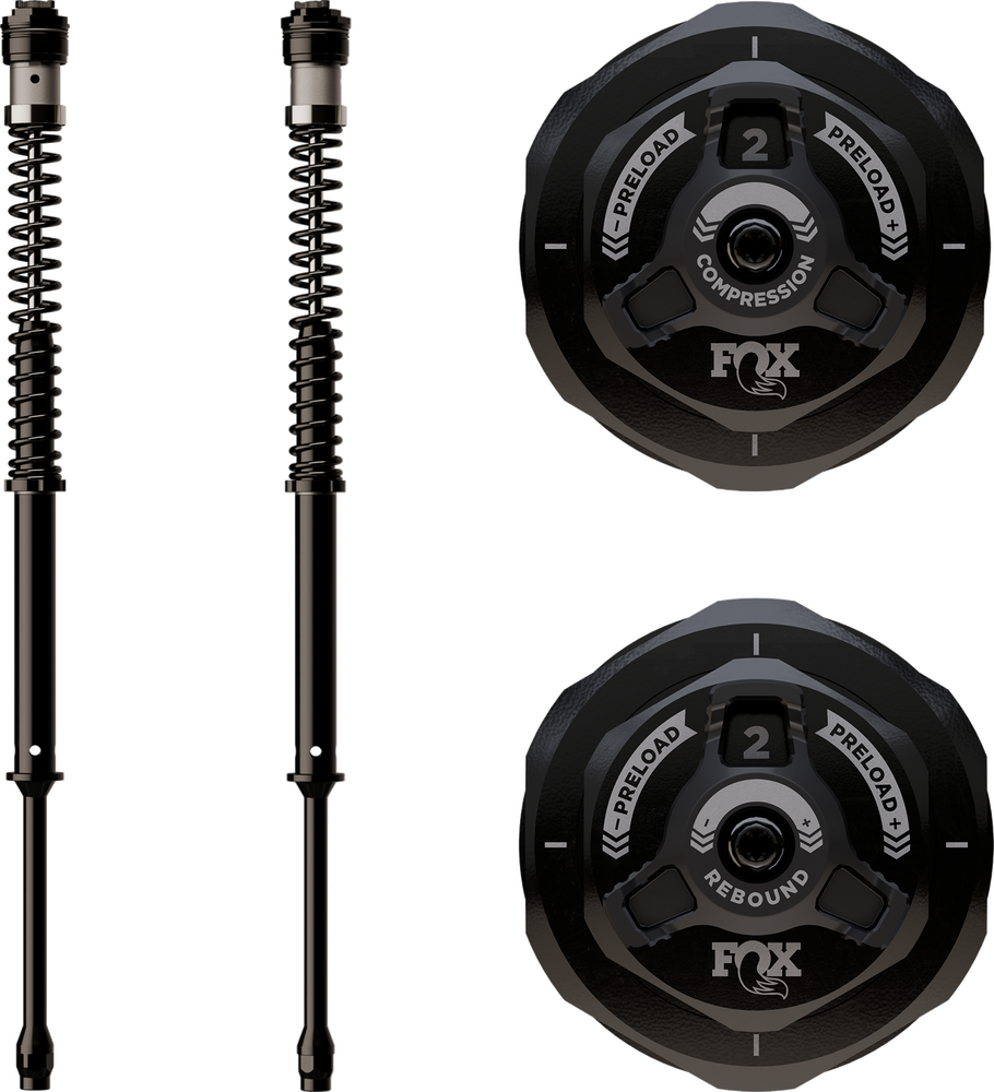 Fox Dual Adjustable Cartridge Kits Grip ST Fork Cartridge Kit +2" STD 49MM FLH/FLT 14-26 890-27-012