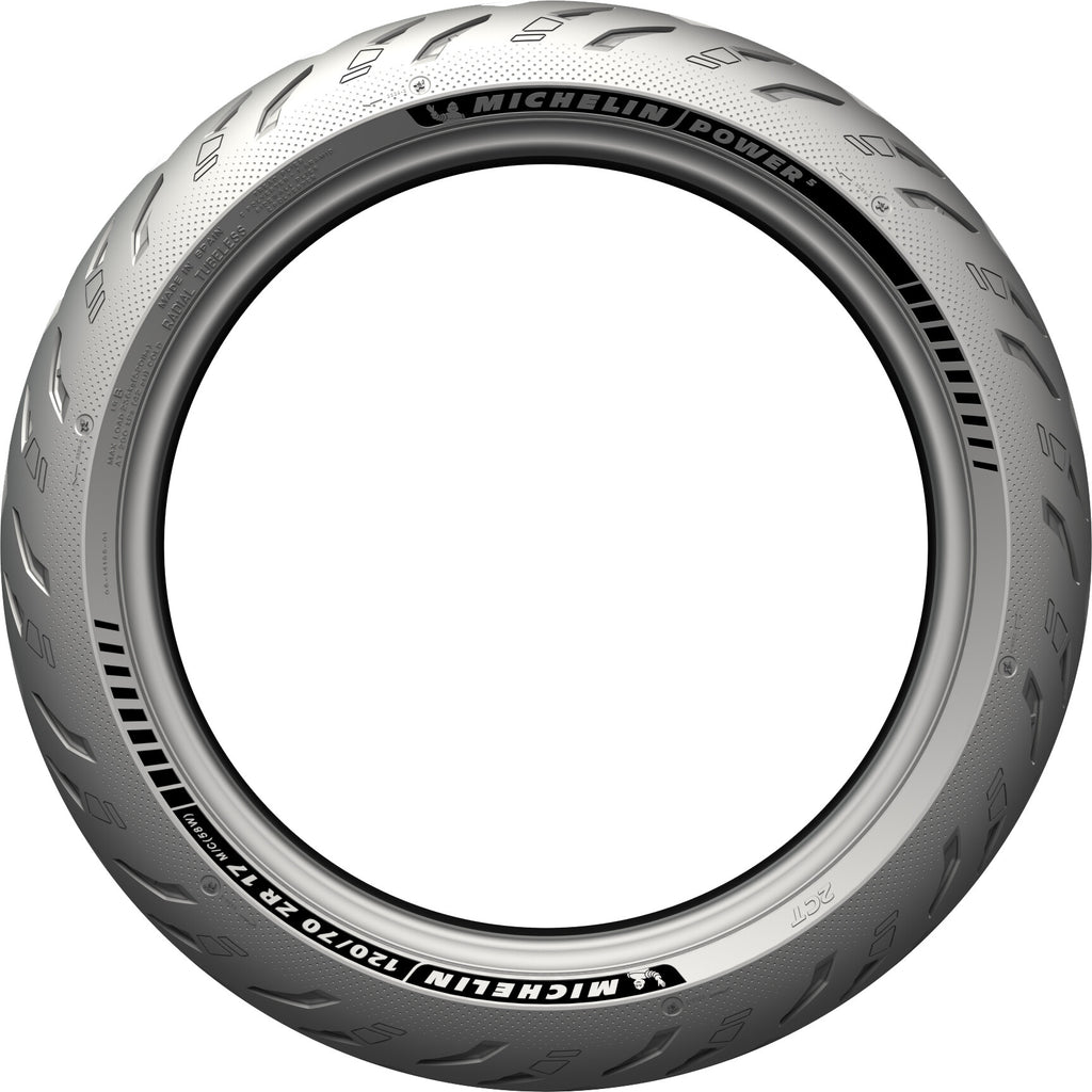 Michelin Power 5 Front Rear Tire Set 120/70ZR17 + 180/55ZR17 Motorcycle Tires