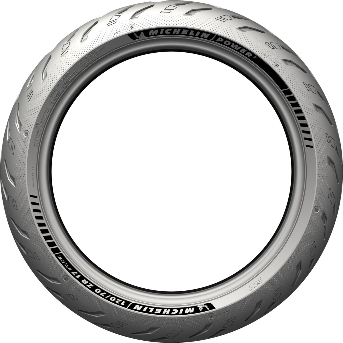 Michelin Power 5 Front Rear Tire Set 120/70ZR17 + 180/55ZR17 Motorcycle Tires