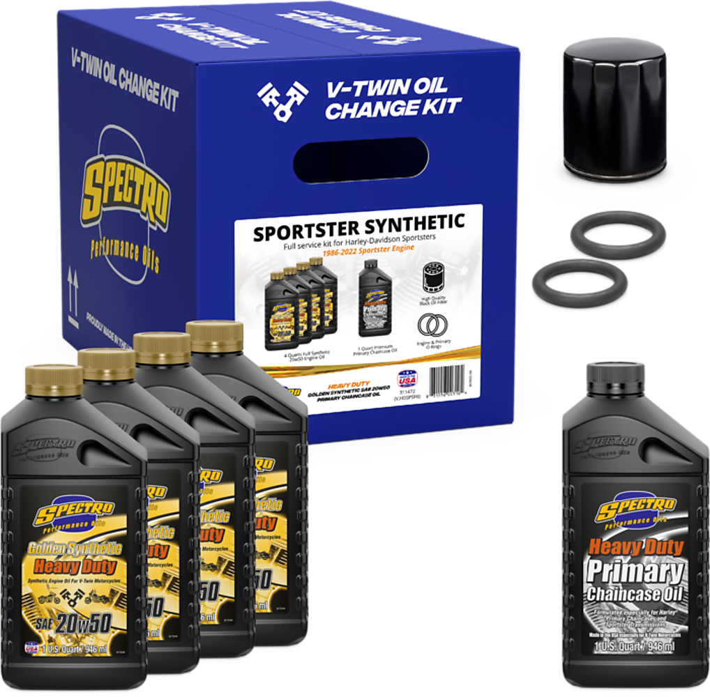 Spectro V-Twin Full Oil Service Kit for Harley-Davidson