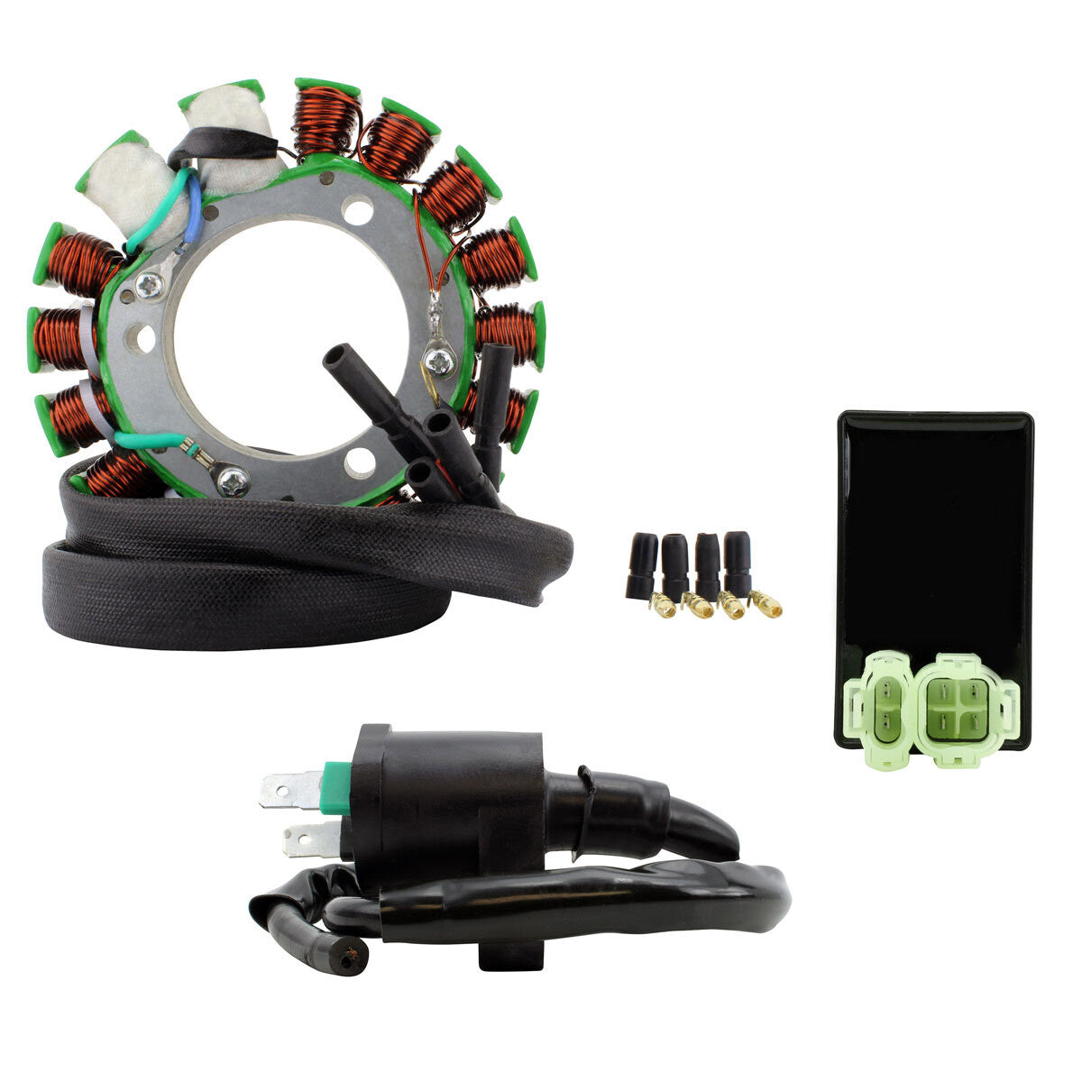 Rm Stator High Output Stator, Charging System Conversions, Ignition System, & Lighting Upgrade Kits 200W High Output Stator Kit Stator+cdi+box+ignition Coil RMS900-107583 for Honda XR600R 1988-2000