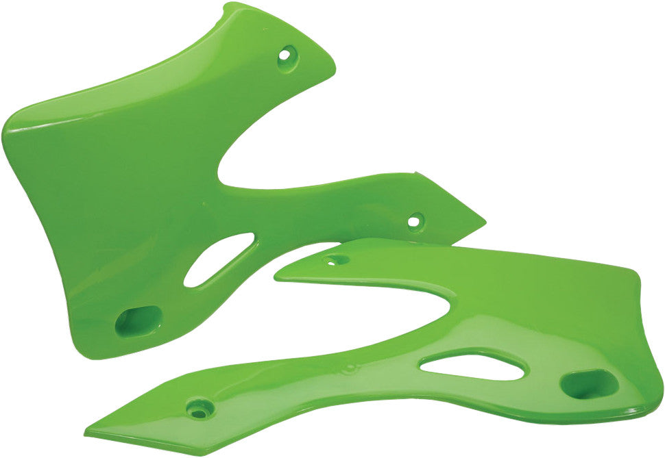 Acerbis Radiator Shrouds Green 2071340006 for Kawasaki KX125 / KX250 1999-2002