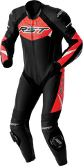 RST Tractech EVO D3O Suit BLK/FLO Red Leather SM 103634F.RED-40