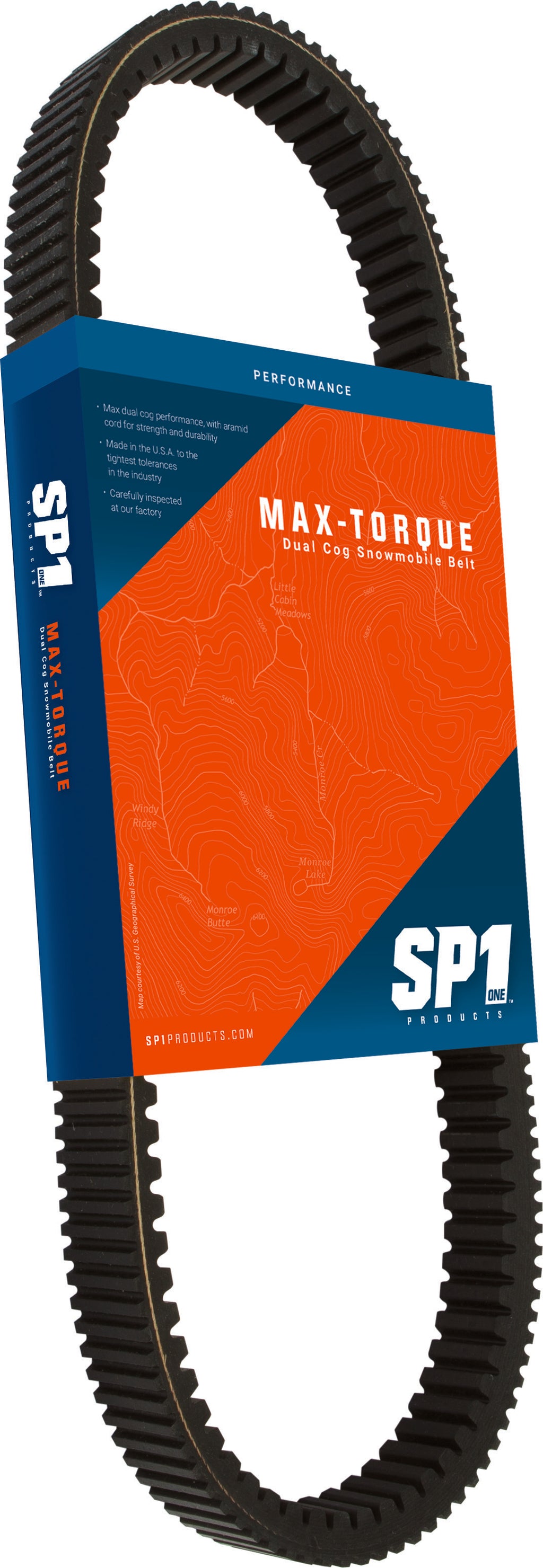 SP1 Max-Torque Belt 47 3/4" X 1 13/32" 47-3927 for Arctic Cat Cougar 550 / Cougar 550 Deluxe & More