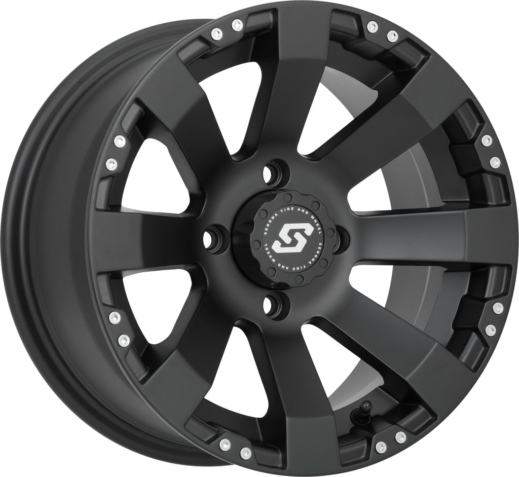 Sedona Spyder Wheel 12X7 4/156 4+3 (+5MM) Black A7527056-43S