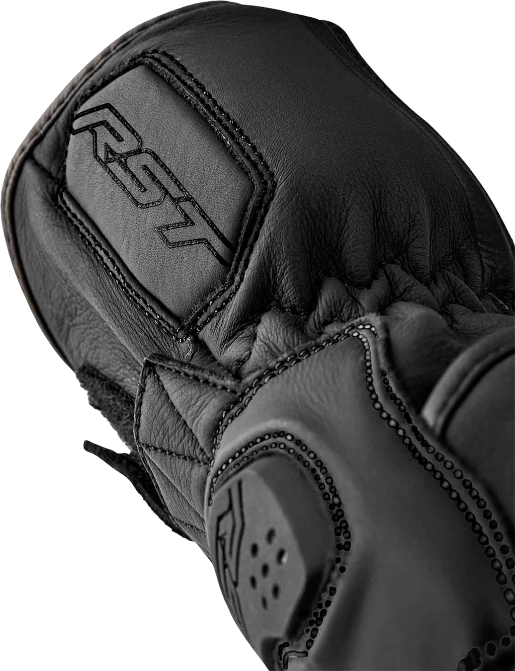 RST Womens S1 Glove Black Leather MD 103653BLK-07